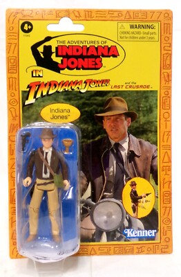 Hasbro Indiana Jones Retro Collection The Last Crusade Indy 3.75'' Figure Sealed