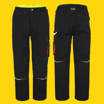 TMG Herren Bundhose Arbeitshose Arbeitsbekleidung 270g/m² schwarz (Gr.44-60)