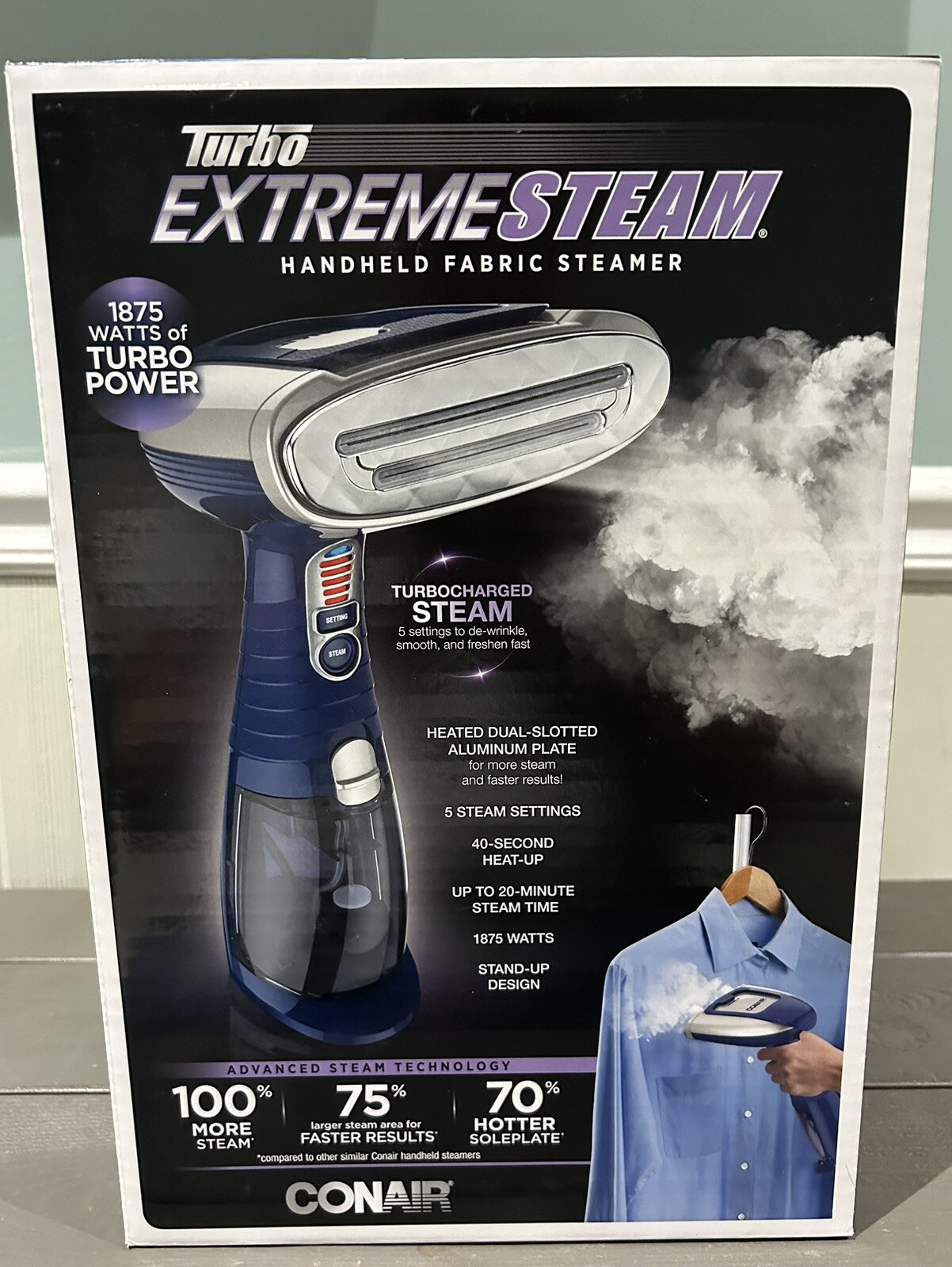 Conair Turbo Extreme Steam Handheld Steamer New Sealed! eBay