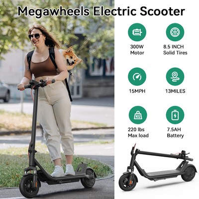 7.5AH Folding Electric Scooter Adult Urban Commuter E-scooter Long Range + APP