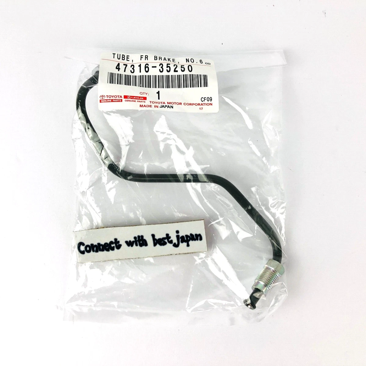 TOYOTA GENUINE Tube Front Brake No. 6 47316 - 35250 | eBay