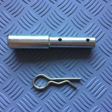 Tractor Top Link Pin, Cat 2 / Cat 3, Stepped pin, with 6mm R Clip