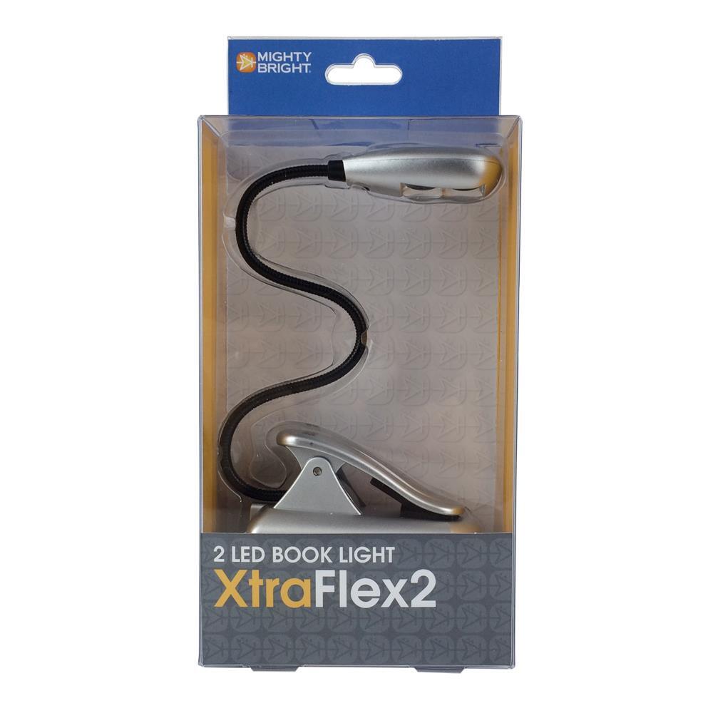 Mighty Bright Durable & Flexible Xtraflex 2 LED Silver Book Light eBay