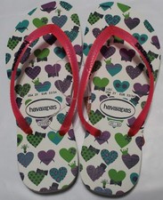 19 Havaianas Slim White/multi Trend Flip-Flop