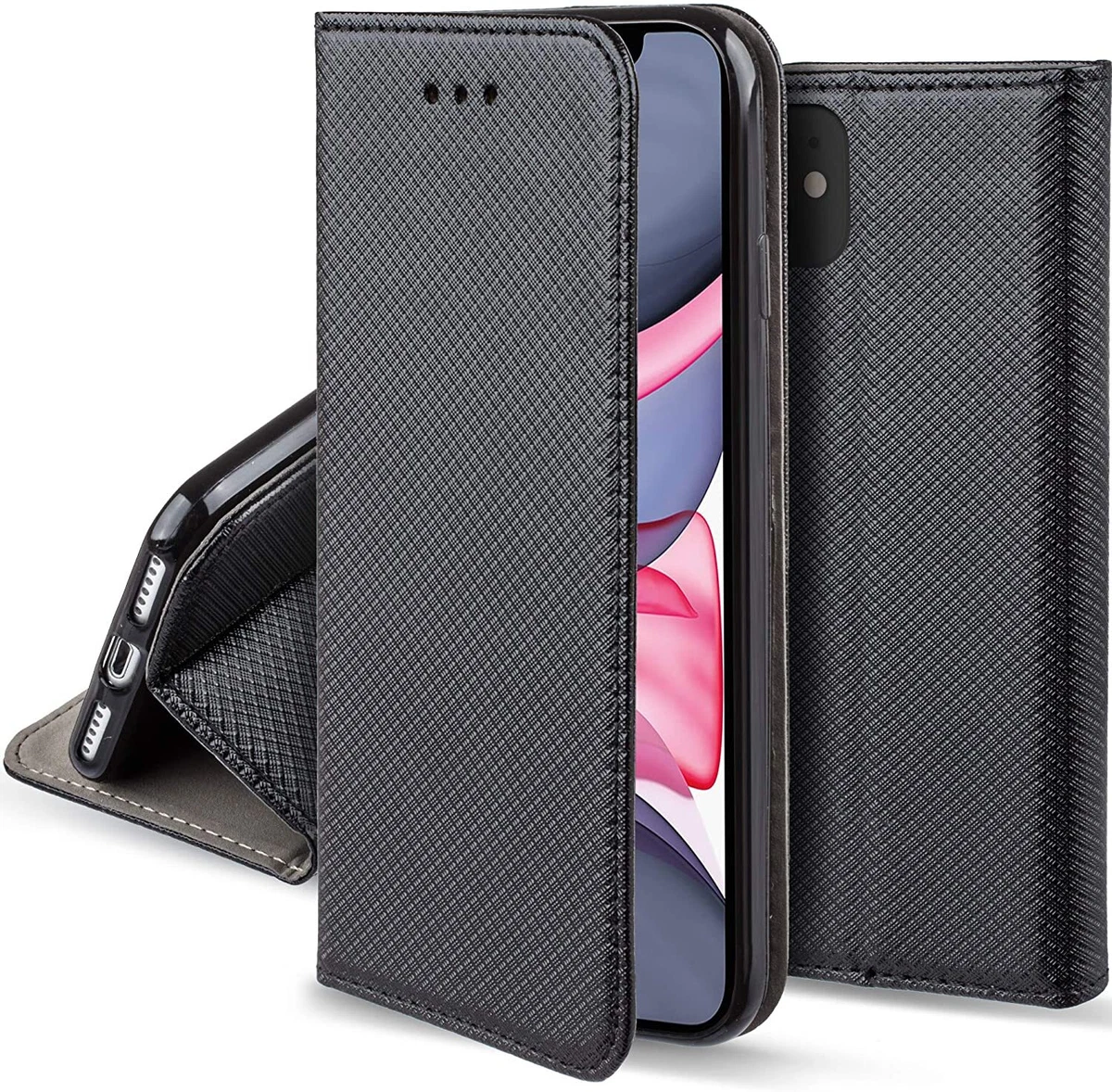 Custodia A Libro Vintage Per IPhone 6/6s – Pelle PU Con Supporto E Porta Carte – Colore Fulvo - 2