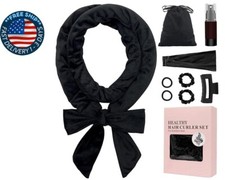 Diadema con varilla para rizar sin calor, rizador de pelo de terciopelo para uso