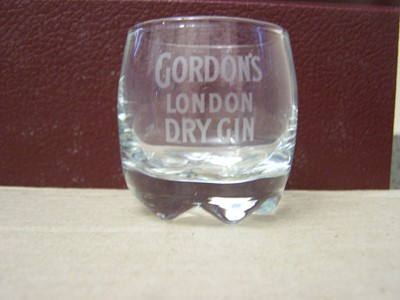 12 - new 2 OZ GORDON'S LONDON DRY GIN SHOT GLASSES