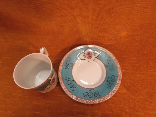 Vintage Occupied Japan Mini Demitasse Cup & Saucer - Picture 5 of 10