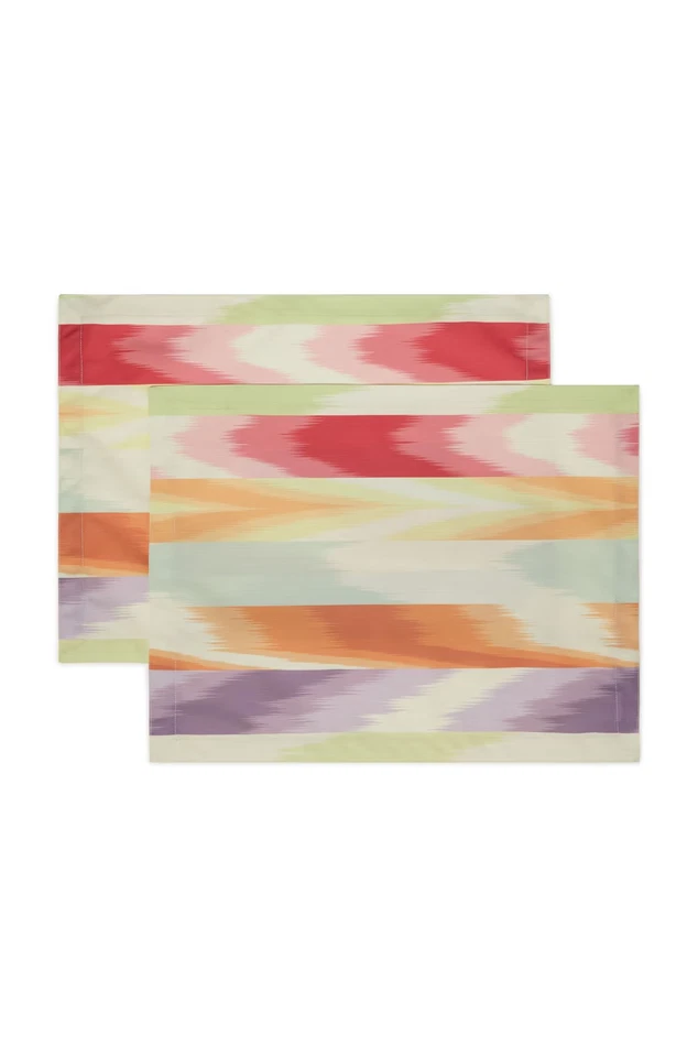 Missoni H20141 Multi Set of 2 Alicante Placemats 15x20.5 in - Image 2 of 2