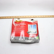 (2-Pk) Frost King Indoor Shrink Film XL Window Kit 62 x 210 - Fits 2 Windows