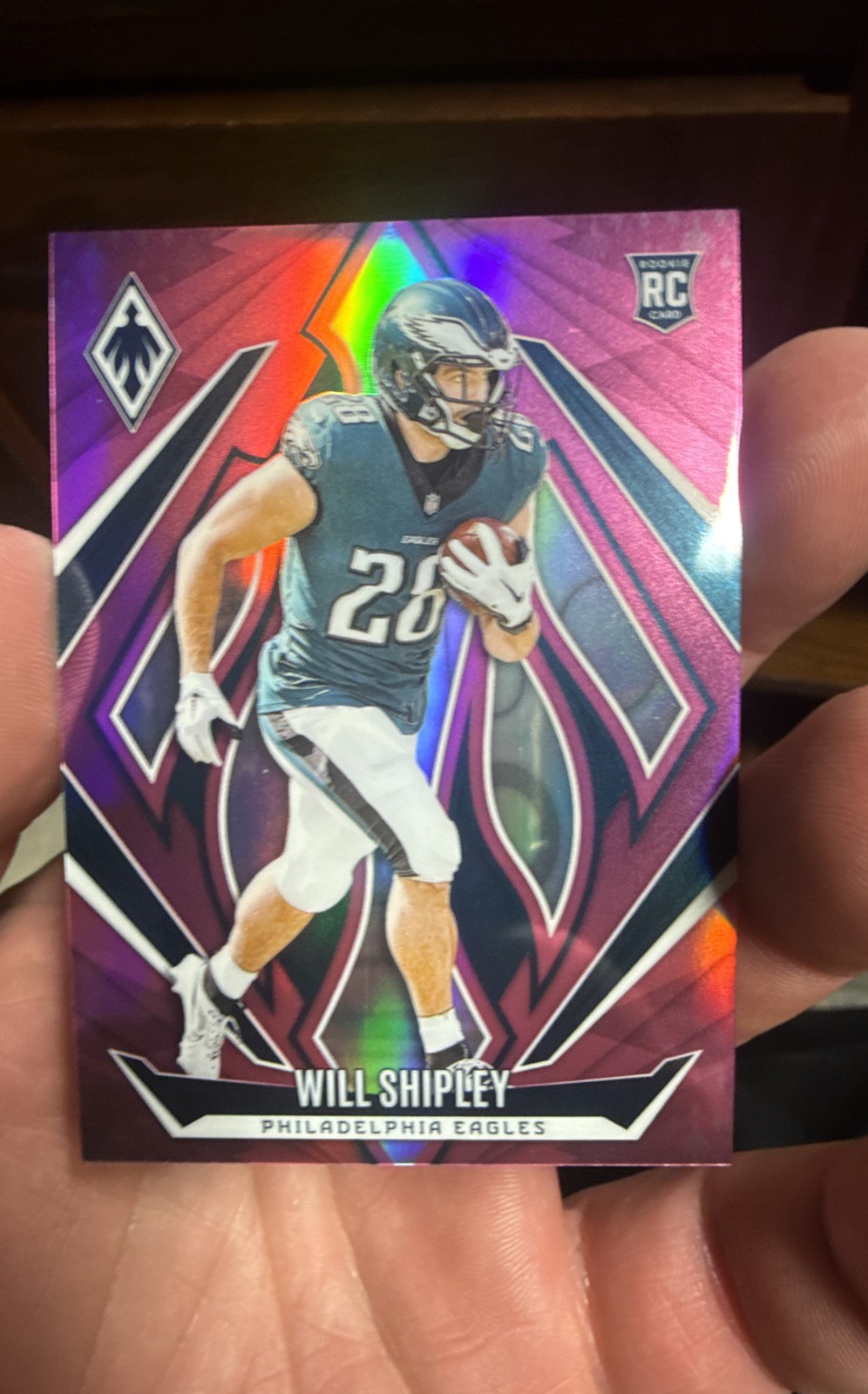 2024 Panini Phoenix - Rookies Will Shipley #248 Pink /40 (RC)