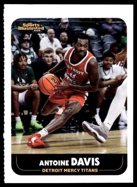 2023 Sports Illustrated For Kids #1070B Antoine Davis RC Detroit Mercy Titans