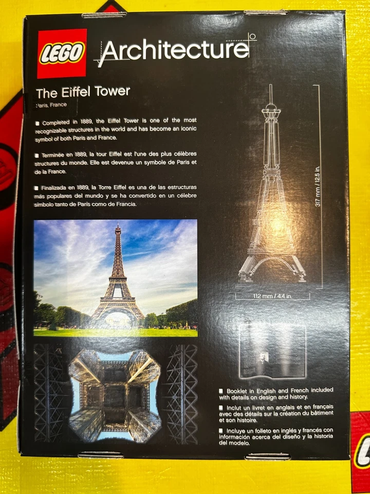 LEGO 21019 Eiffel Tower Architecture - BRAND NEW! SEALED! Free Shipping - Image 2 of 4