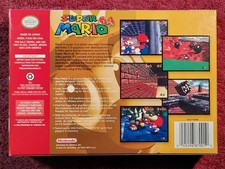 Super Mario 64 (Nintendo 64 1996) CIB 100% Complete in Box Authentic - Tested