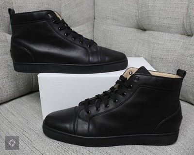 Christian Louboutin Louis High Top Black Shoes Men's Size