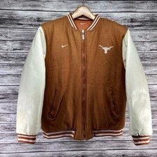 Chaqueta Universitaria Vintage Texas Longhorns Juvenil XL 20 Naranja Equipo Nike Reversible