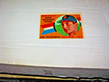 1960 Topps #148 Carl Yastrzemski Hall of Fame Rookie Card. rookie card picture
