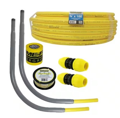 #ad Underground Natural Gas 3 4in 100 ft IPS New Install Kit LP Flexible Durable $359.99