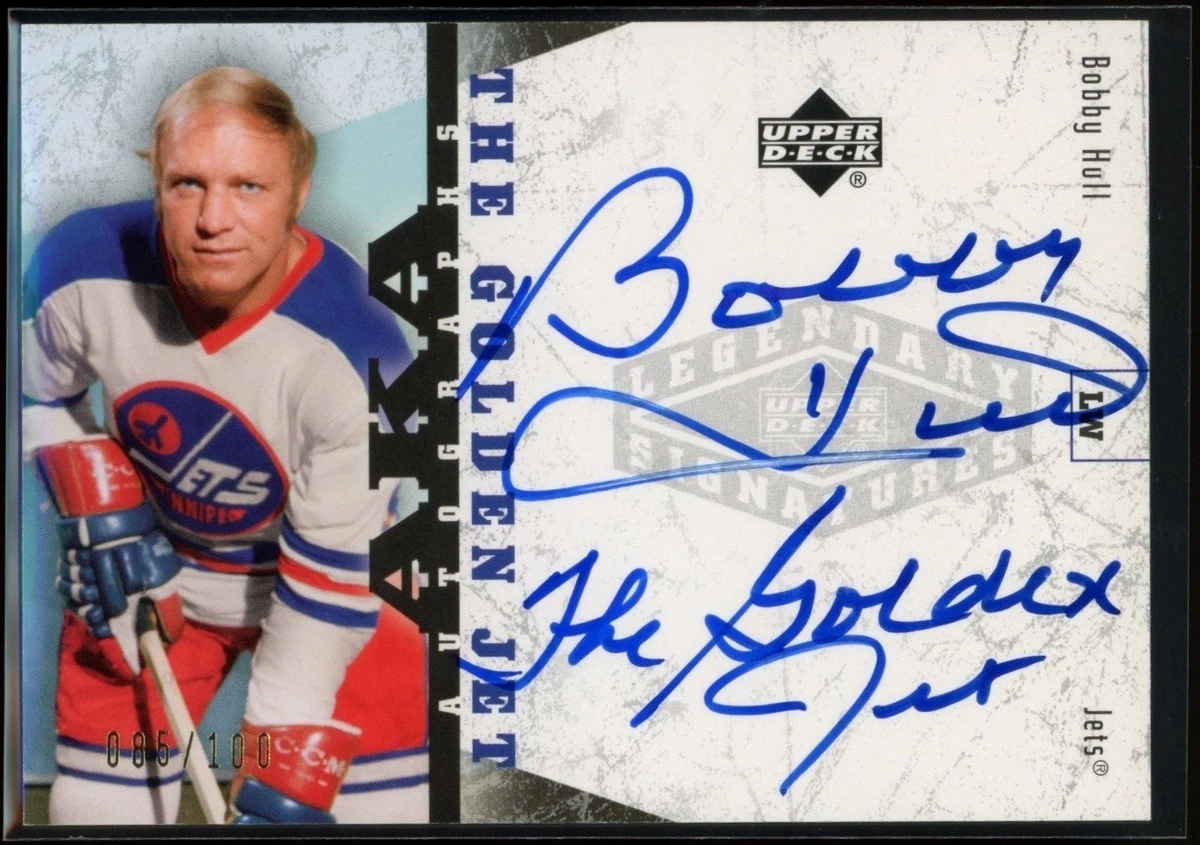 Bobby Hull Ice Hockey Autographed Sports Trading Card Singles for