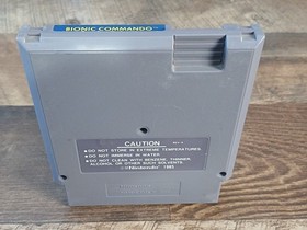 Bionic Commando (Nintendo Entertainment System NES, 1988) Game Only - Tested