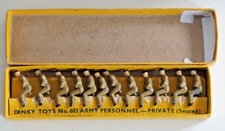 Dinky Toys 603 Personale Esercito - Privato (Seduto) 12 Diecast Boxato Ottime Condizioni