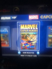 Arcade 1up Marvel Super Heroes pcb 