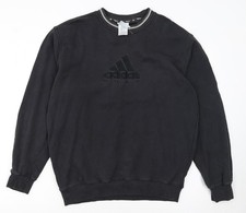 Adidas Jungen schwarz Golf Pullover Sweatshir...