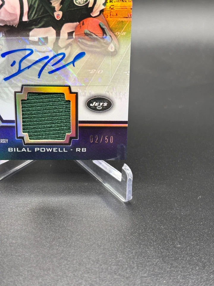2011 Topps Triple Threads Bilal Powell Patch Auto /50 No. TTUAR-31 - Image 3 of 4