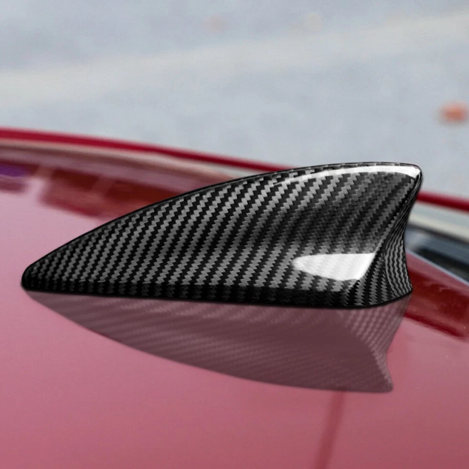 Real Carbon Fiber Antenna Roof Shark Fin Cap Cover For Chevrolet Camaro 2016-21 — 第 2/4 张图片