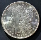 1921-P Morgan Silver Dollar 90% Philadelphia Mint