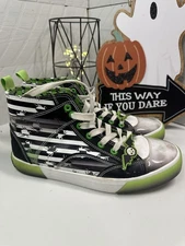 Beetlejuice high top tennis shoes Women’s 8.5 Halloween - “It’s Show Time”
