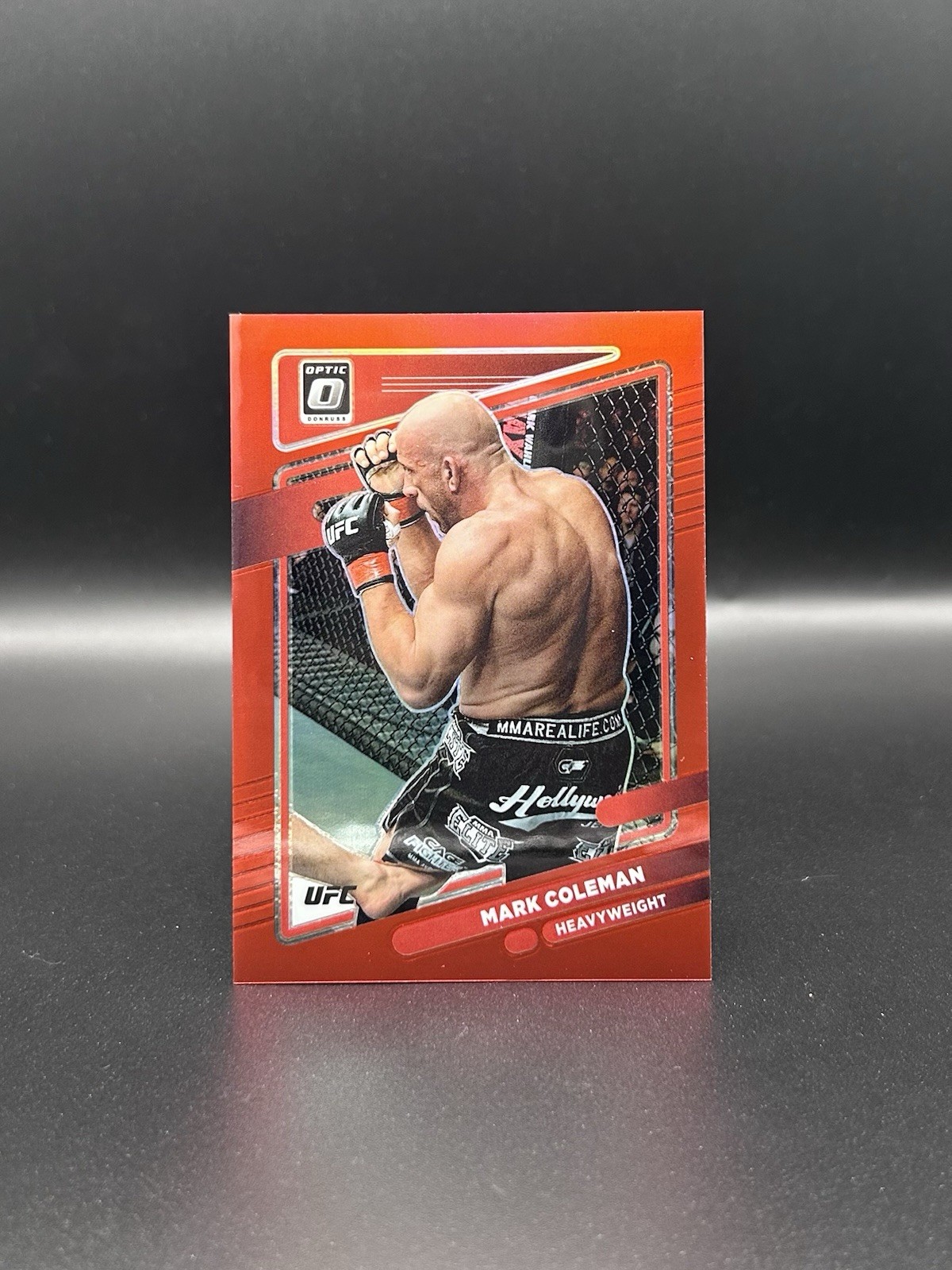 2022 Panini Donruss Optic UFC - Mark Coleman #97 Red Prizm 111/199 - Near Mint