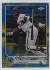 2022 Topps Chrome Sonic Blue & Yellow Pulse Refractor 60/75 Luis Robert 11c3