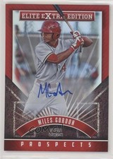 2015 Panini Elite Extra Edition Prospects Auto Miles Gordon #116 Auto 0pm
