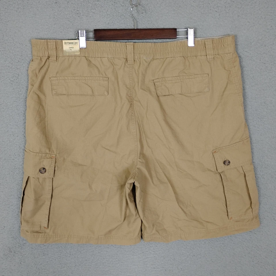NUEVO Pantalones Cortos Carga Outdoor Life Sears Para Hombre Talla 44 Tostado Horizon 100% Algodón Nuevos con Etiquetas Foto 2 de 4