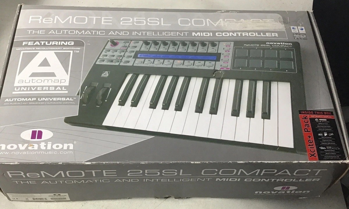 Novation Remote 25SL Compact Midi Keyboard Controller W/ Power
