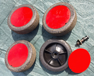 Räder Ø 165 mm für Rasenmäher