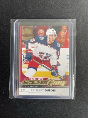 2017-18 Series 1 PIERRE-LUC DUBOIS Young Guns UD Exclusives /100 Rookie RC Caps
