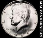 1965 Kennedy Half Dollar- SMS Silver- Choice Gem Brilliant Unc Luster #J6937