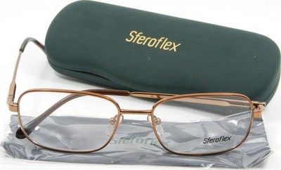 Sferoflex SF 2267 515 Bronze Brown Metal Eyeglasses Glasses Frame 53-17-140 NEW