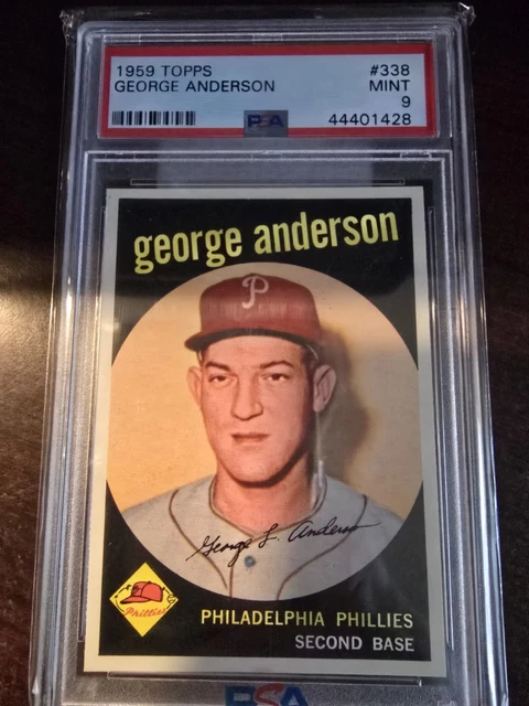 1959 Topps Baseball - George "Sparky" Anderson - PSA 9 *CENTERED*
