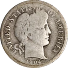 1904-S Barber Dime