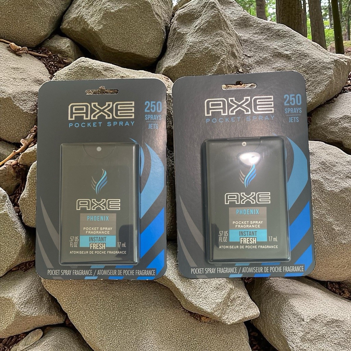 AXE （アックス）　美品　即日発送 Axe Pocket Spray Phoenix Instant Fresh Deodorant 17ml Pack Of 2