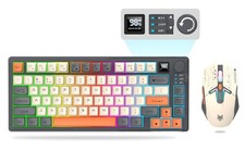 75   Wireless Gaming Keyboard and Mouse Combo, Tri-Mode BT5.0/2.4GHz/USB-