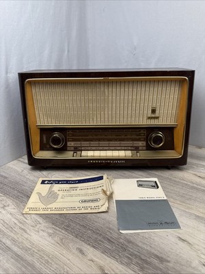 Grundig Radio Model 3262U With Manual Tested And Working See Video