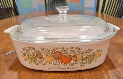 Corning Ware Spice of Life La Marjolaine 2 Quart Casserole 2-A-B with Lid
