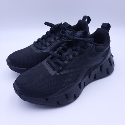 Reebok Zig Dynamica Str Triple Black Mens Size 4 1000200037
