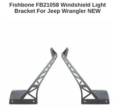 Fishbone FB21058 Windshield Light Bracket For Jeep Wrangler NEW