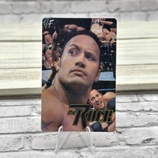 2000 WWF Wrestling Vending Prism sticker The Rock Dwayne Johnson 1
