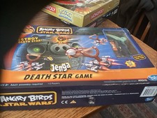 Hasbro Angry Birds Star Wars Jenga Death Star Family Board Game Complete In Box